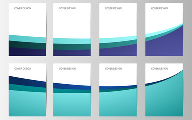 Abstract vector modern brochure annual report design templates future Poster template design.