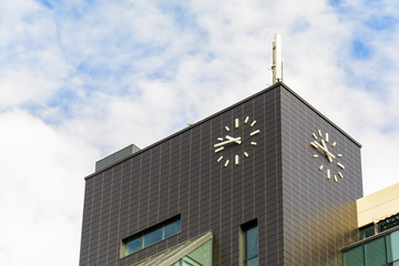 Building with clock