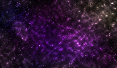 Outer space background illustration