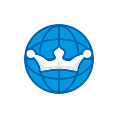 King World Logo Icon Design