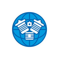 Motor World Logo Icon Design