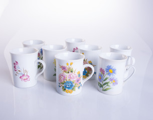 cup or ceramic mug on the background.