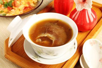  Chinese delicious food, shark fin soup.     
