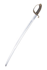 Beautiful old saber with bronze handle.