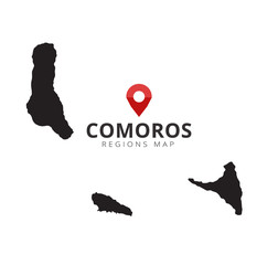 Comoros map