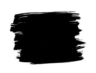 Vector black paint, ink brush stroke, brush, line or texture. Grunge Paint stripe. Vector brush Stroke. Black isolated paintbrush collection. Dirty artistic design element, frame, background for text.