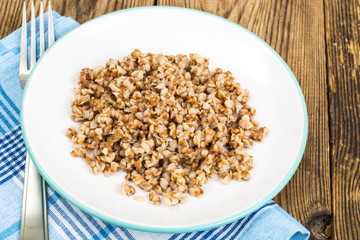 Buckwheat porridge, foods carbohydrates