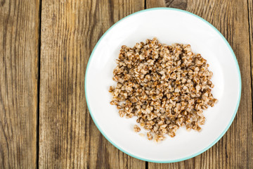 Buckwheat porridge, foods carbohydrates