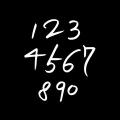 벡터 문자 / 손으로 쓴 글씨체