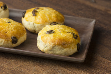 scones with backgrounds
