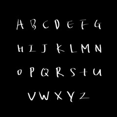 벡터 문자 / 손으로 쓴 글씨체