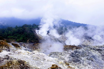 Death Crater Salak Mountain