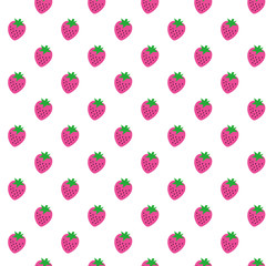 いちご（大、ピンク）の背景画像