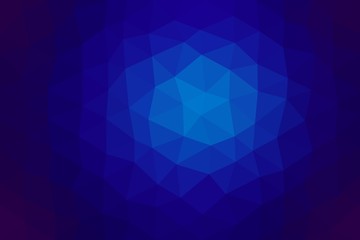 Fototapeta premium Low poly triangular background, vector