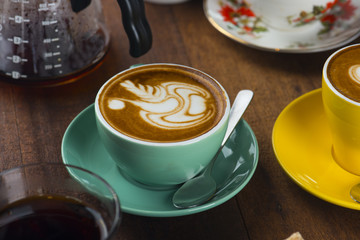 coffee and latte