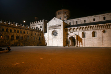 Trento Piazza Duomo and Torre Civica