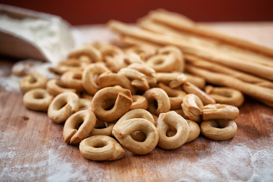 Assortment of bakery products