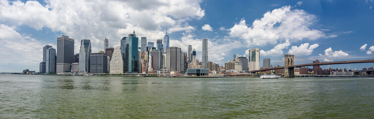 Fototapeta premium Lower Manhattan from Brooklyn