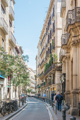 Fototapeta na wymiar Streets of Barcelona