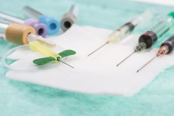 venipuncture in a hospital
