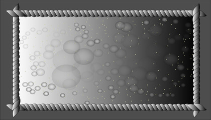 vector drawing metal frame..