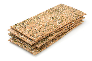 Stack of crispbread