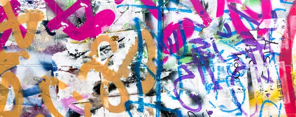 Schilderijen op glas Graffiti2302c © Fiedels