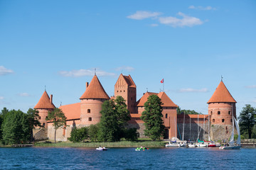 Trakai castle in Lithuania near Vilnius