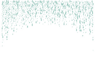 Music Symbols Vector Confetti Flying, Falling. Grayscale Falling Notes, Party, Festival Poster Texture. Melody Background, Music Signs Pattern Decorative Frame. Live Music Symbols Confetti Chaos.