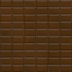 3D milk chocolate bar seamless background