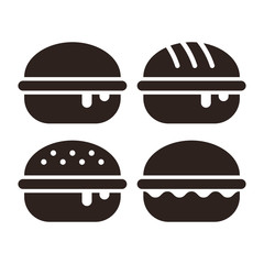 Burger icon set