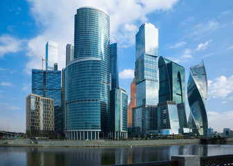 Fototapeta na wymiar moscow city editorial