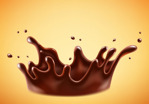 Hot chocolate splash