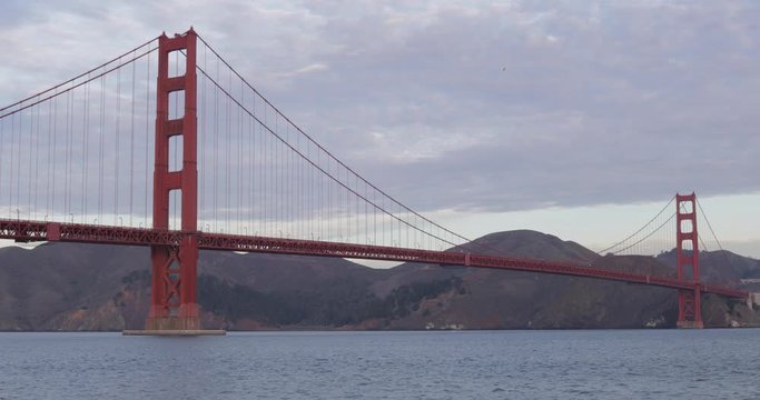 Golden bridge at sunrise, San Francisco