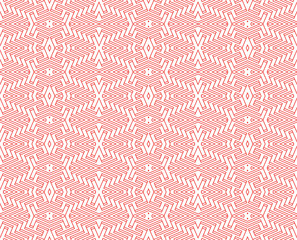 Seamless Colorful Retro Pattern Background