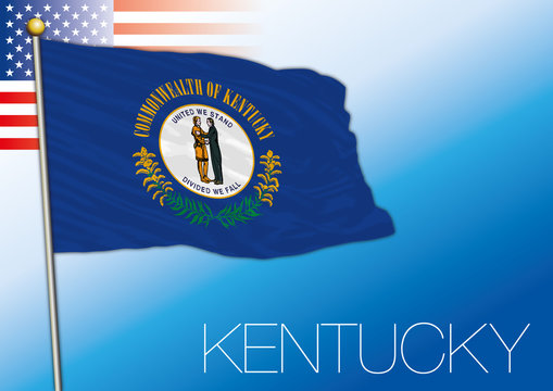 Kentucky federal state flag, United States
