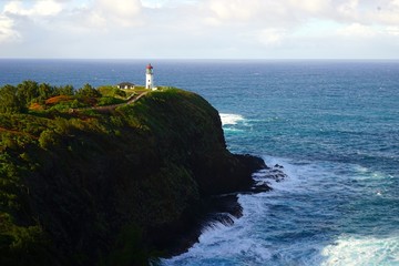 Fototapeta na wymiar Leuchtturm auf Kauai