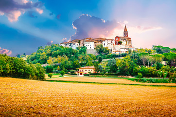 View of Montecastrilli, Italy