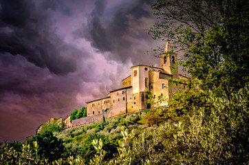 View of Bettona, Italy