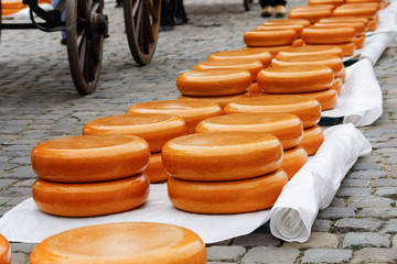 Gouda, Holland old cheese market.