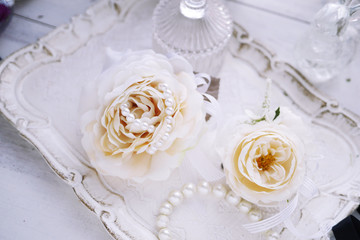 コサージュ　フラワーアレンジメント