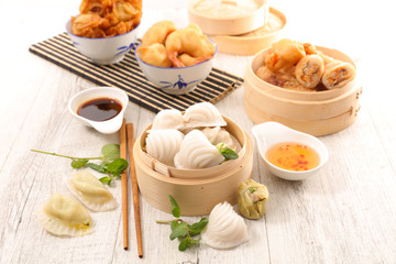 selection of asian food