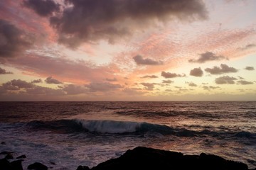 Obraz premium Sonnenaufgang in Pahoa