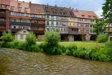 Die Krämerbrücke in Erfurt
