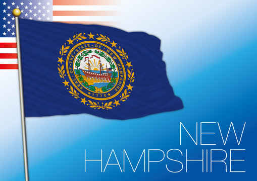 New Hampshire federal state flag, United States