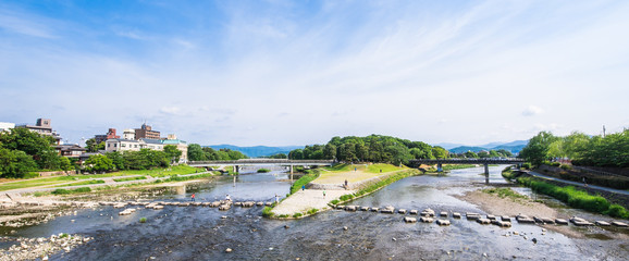 京都　鴨川デルタ