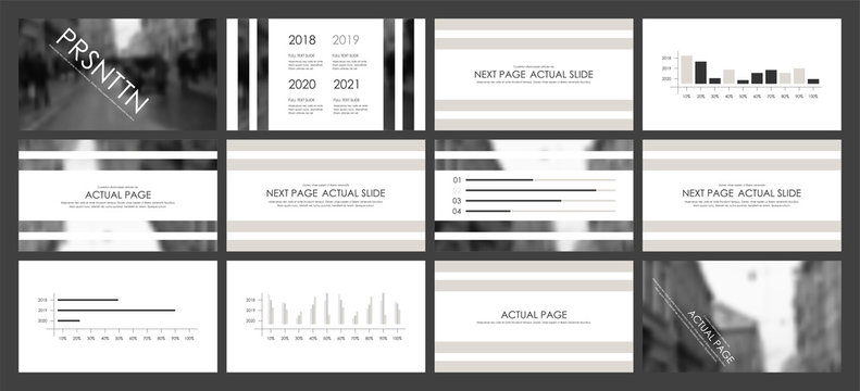 This template is the best as a business presentation, used in marketing and advertising, flyer and banner, the annual report. Elements on a dark grey background