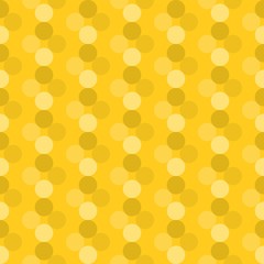 circle seamless pattern, honey and summer theme