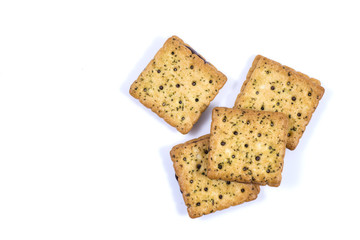 biscuit isolated on white background