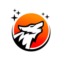 Wolf Logo Stock Vector